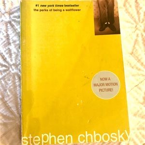 The perks of being a wallflower by Stephen Chbosky paperback book novel
